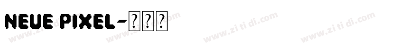 Neue Pixel字体转换